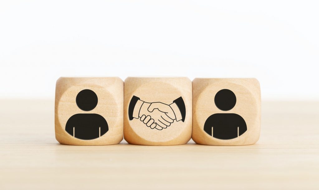 Agreement, partnership or deal concept